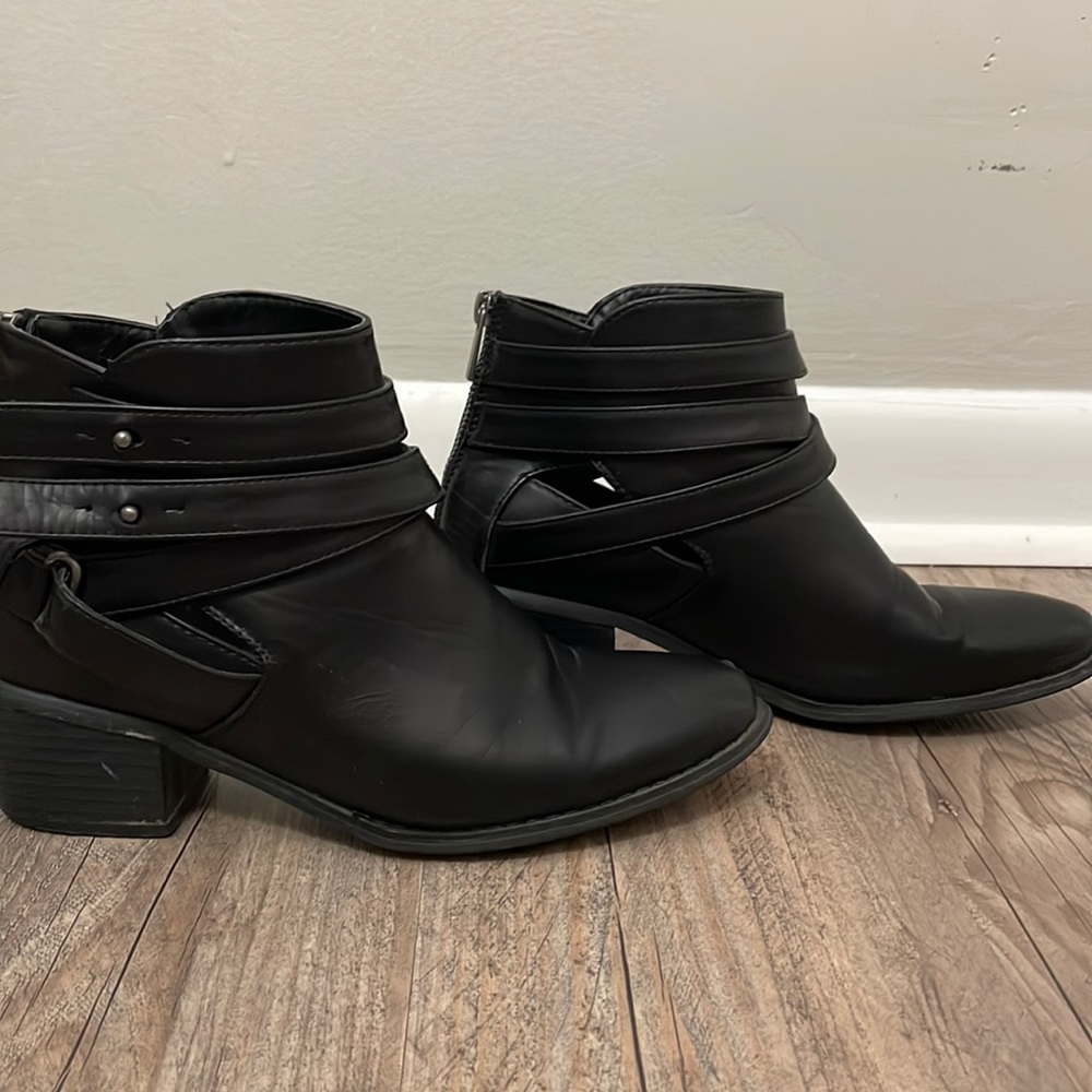 Size 6 Black Booties